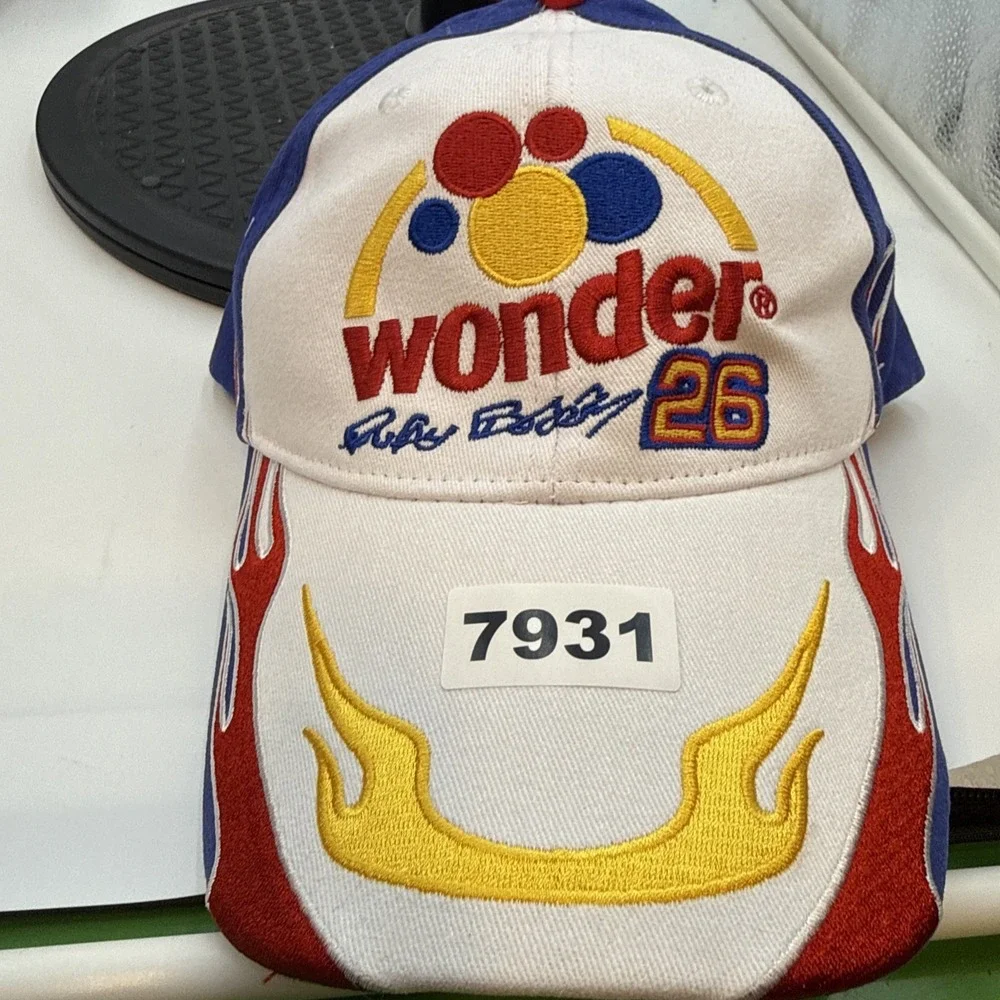 Ricky Bobby Hat Cap Snap Back Adult One‎ Size NASCAR #26 Wonder Bread Talladega